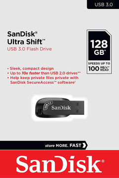 SanDisk 128GB Ultra Shift USB 3.0 Flash Drive