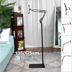 Hands-Free Tablet & Phone Floor Stand 175cm