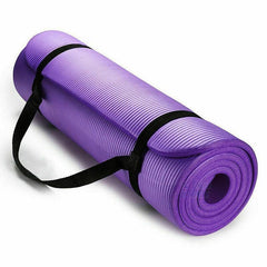 10mm Thick NBR Yoga & Pilates Mat - Purple