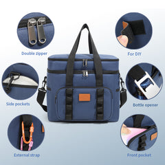 23L Insulated Cooler Bag - Navy