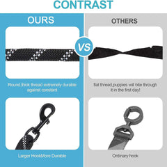 3-in-1 Tangle-Free Bungee Dog Leash