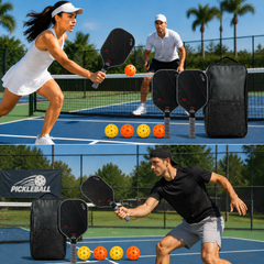 Carbon Fibre Pickleball Paddle Set
