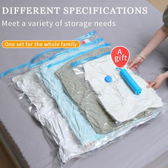 Vacuum Storage Bags (6 Bags + Hand Pump)