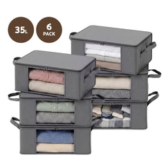 Artiss Clothes Storage Bags 35L (6-Pack)