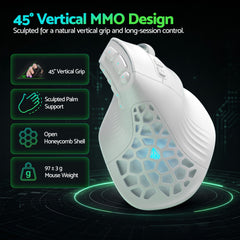 SOLAKAKA E9 Vertical Gaming Mouse (Tri-Mode)