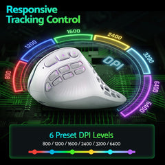 SOLAKAKA E9 Vertical Gaming Mouse (Tri-Mode)