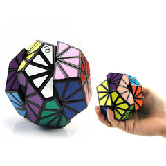 Crystal Black Magic Cube Puzzle